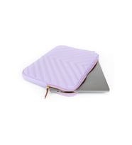 Nemo Group Laptop Tablet V Kılıflı 14 İnç  Macbook iPad Pro Air Huawei Evrak Çantası Suni Deri (Lila)