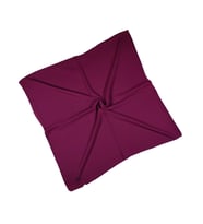 Mısırlı Eşarpları Queen Krep Eşarp 140x140 cm (Bordo)