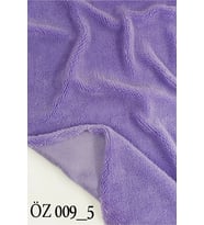 Pababo Peluş Kumaş 170 Cm En ( %100 Yerli ) (Lila)