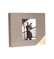 10x15cm 600’lük Koton Desenli Fotoğraf Albümü (Vizon)