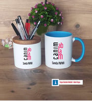 Ablaya Hediye Kalemlik, Kupa Bardak T Kişiye Özel Hediye (Model 7)
