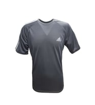 Adidas 2373 Erkek Sereno Mensh Kısa Kol Şeritli T-shirt - Beyaz - ST00521-Beyaz-XL (Siyah)