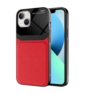 Uyumlu Model Apple iPhone 13 Kılıf Parlak TPU Emiks Kapak (Kırmızı)