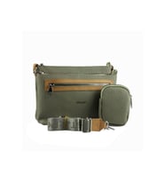 SİA ÇANTA Şık ve Kullanışlı Kabartma Yazı Baskılı Şık Kullanışlı Saglam Orijinal Just&Polo Omuz Çanta Modeli (Mint Yeşili)