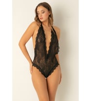 Miorre Dantel Fantezi Babydoll (Siyah)