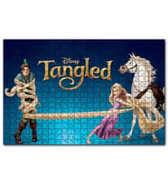 Cakapuzzle Karmakarışık Rapunzel At ve Genç  Puzzle Yapboz MDF (Ahşap) (255 Parça)