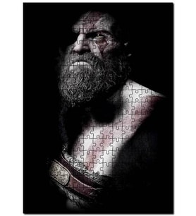 Cakapuzzle Kratos Savaş Tanrısı Puzzle Yapboz MDF (Ahşap) (255 Parça)