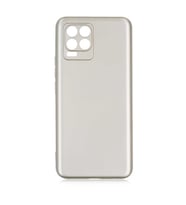 Realme 8 Kılıf Kamera Çıkıntılı Soft Silikon (Gold)