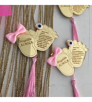 Kişiye Özel Pleksi Bebek Magnet Hatıra (Gümüş)