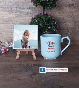 Fransızca Öğretmeni Fotoğraflı Dekoratif Taş, Kupa Bardak Beyaz Hediye Öğretmenler Günü Hediyesi (Model 5)