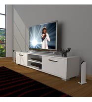 Decoraktiv Eko 140 Mdf Dvd Tv Ünitesi Tv Sehpası (Beyaz)