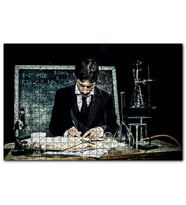 Cakapuzzle Nikola Tesla Çalışma Masası  Puzzle Yapboz MDF (Ahşap) (255 Parça)