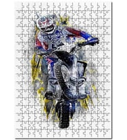 Cakapuzzle Motokros Spor Görsel Puzzle Yapboz MDF (Ahşap) (1000 Parça)