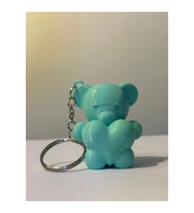Anahtarlık Teddy Sevimli Hediyelik Anahtarlık Ayıcık TURKUAZ (Turkuaz)
