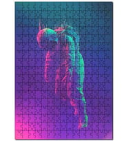 Cakapuzzle Uzay Boşluğudaki Astronot Puzzle Yapboz MDF (Ahşap) (500 Parça)