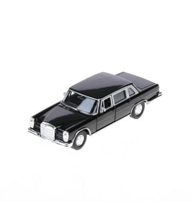 Hot Wheels Welly 1:36 Ölçek Mercedes Pullman 600 Metal Çek Bırak Araba Siyah
