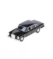 Hot Wheels Welly 1:36 Ölçek Mercedes Pullman 600 Metal Çek Bırak Araba Siyah