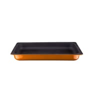 Lava Döküm Dikdörtgen 1/1 Gastronomi Küvet Ölçü 32x53cm. (Turuncu)