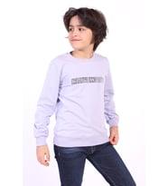 Toontoy Erkek Çocuk Creatıve Innovatıve Baskılı Sweatshirt (Mavi)