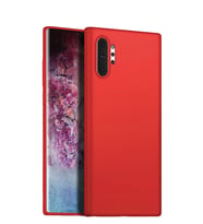 Microsonic Matte Silicone Samsung Galaxy Note 10 Plus Kılıf (Kırmızı)