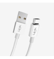 K565 Strong 30cm 2.4A Mikro USB Powerbank Şarj Kablosu (Beyaz)