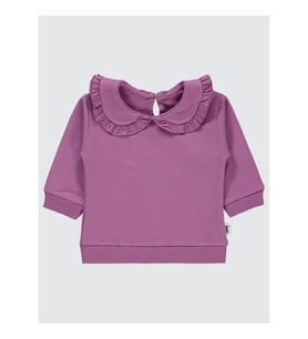 Civil Baby Kız Bebek Sweatshirt 6-18 Ay Pembe (Leylak)