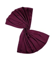 Mısırlı Eşarpları Tesettür Giyim Silky Cocoon Kadın Şal (Bordo)
