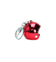 Mini Plastik Açık Kask Anahtarlık (Kırmızı)