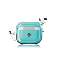 Apple Airpods 3. Nesil Uyumlu Kılıf Shockproof Silikon Renkli Uyumlu Kılıf (Yeşil)