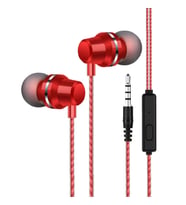 Concord C902 Mikrofonlu 3.5 mm Girişli  Kablolu Kulakiçi Kulaklık (Kırmızı)