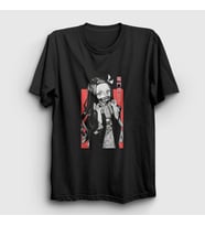 Presmono Unisex Beyaz Nezuko Kamado V3 Anime Demon Slayer Kimetsu No Yaiba T-Shirt 308241tt (Siyah)