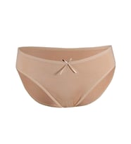 12 Adet Yıldız Kadın Likralı Bambu Bikini Külot (Pudra)