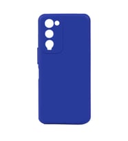 Kvy Tecno Camon 18 Biye Silikon Kılıf (Mavi)