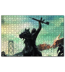 Cakapuzzle Maymunlar Gezegeni Movie Poster  Puzzle Yapboz MDF (Ahşap) (500 Parça)