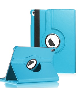 Microsonic Apple iPad 11'' 2018 (A1980-A2013-A1934-A1979) Kılıf 360 Dönerli Stand Deri (Mavi)