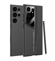 Galaxy S24 Ultra Kılıf Ultra İnce Kameralı Korumalı Sert Rubber Procase Kılıf (Siyah)