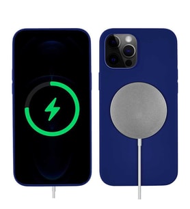 Apple iPhone 13 Pro Max Kılıf Zore Silksafe Wireless Kılıf (Mavi)