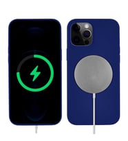 Apple iPhone 13 Pro Max Kılıf Zore Silksafe Wireless Kılıf (Mavi)
