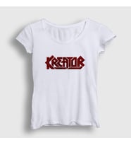 Presmono Kadın Sarı Logo V2 Kreator T-Shirt 93229tt (Beyaz)
