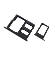 Samsung Galaxy A6 2018 A600F Sim ve Hafıza Kart Aparatı Tepsi (Siyah)