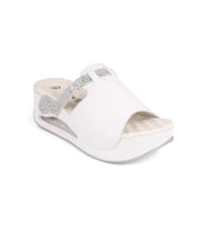 MUYA Orthopedix Libra Anatomik Air Max Tabanlı Kadın Terlik 31214 (Beyaz)