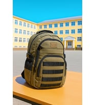 OWYON KZN KANVAS OKUL SIRT ÇANTASI (YENİ SEZON) (Bej)