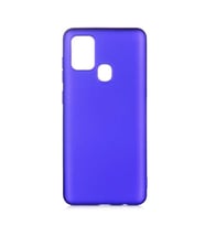 Samsung Galaxy A21S Kılıf Soft Mat Premier Case (SAKS MAVI)