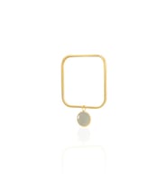 Kadir Jewellery 22 Ayar Altın Kaplama Zirkon Taşlı Ayarlanabilir Vintage Bilezik (Beyaz)