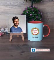Yılbaşı Hediyesi Fotoğraflı Dekoratif Taş, Kupa Bardak Beyaz Hediye (Model 13)