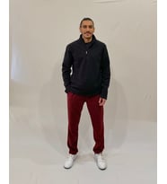 Erkek Rahat Kalıp Softech Polar Sweat Eşofman Altı SPR24EA71 (Burgundy)