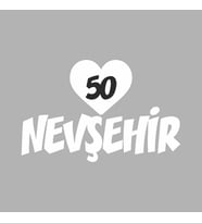Kalpli 50 Nevşehir Araba Sticker siyah 20x15 CM (Beyaz)