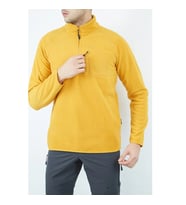 Alpinist Gamma Yarım Fermuarlı Erkek Outdoor Polar (Hardal)