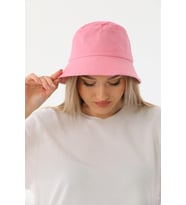 Kadın Balıkçı Kova Bucket Şapka (Pembe)