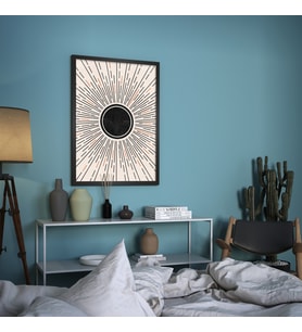 Özcanlar Dekorasyon Baskısız Resim Fotoğraf Puzzle Forma Çerçevesi  Ucuz Düğün Çerçevesi Özc-128-50X70 (Siyah-Siyah)